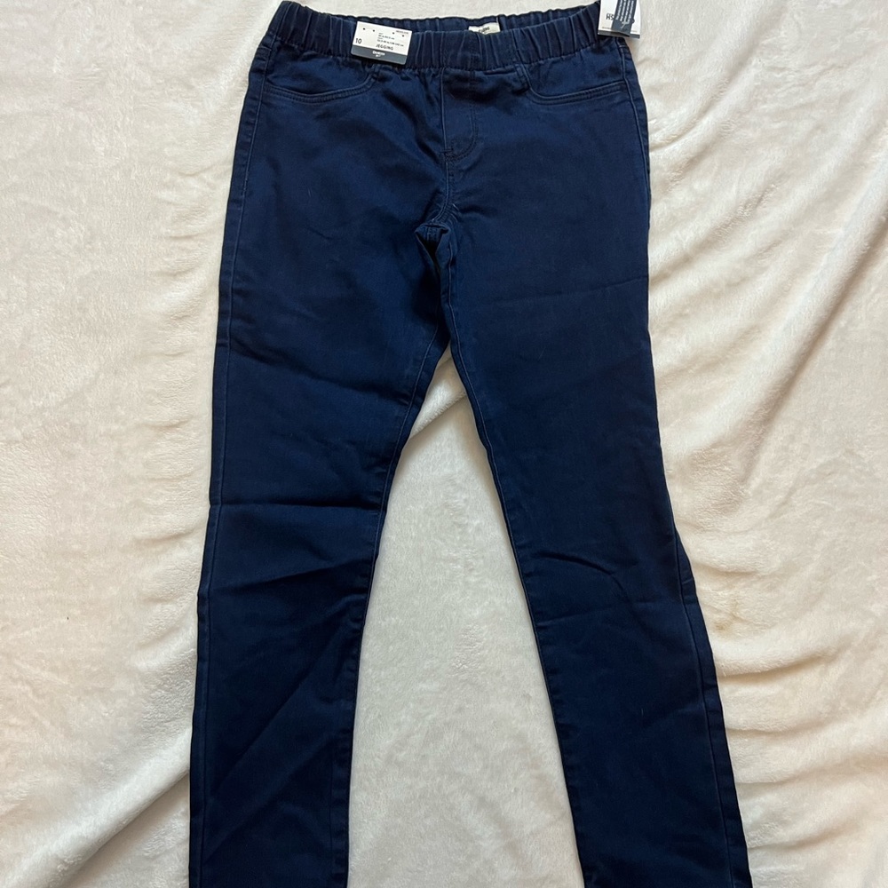 OshKosh girls size 10 jeggings, dark blue